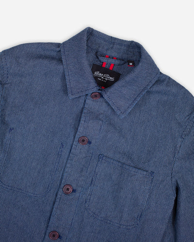 Archive Chore Coat | Indigo Ticking