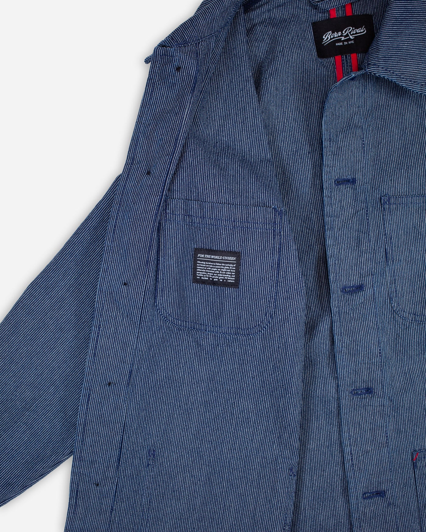 Archive Chore Coat | Indigo Ticking