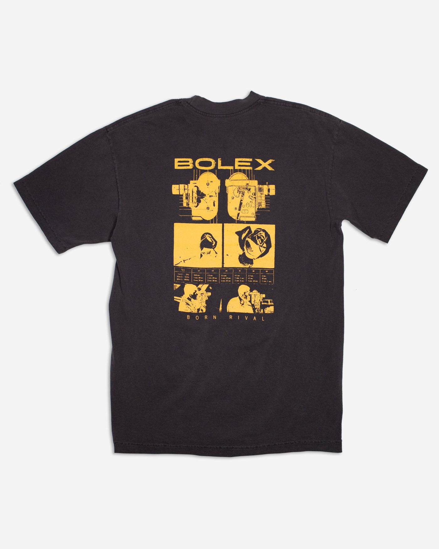 Bolex Reflex Tee Vintage Black