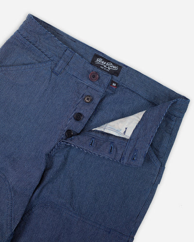 Gridlock Pant | Indigo Ticking